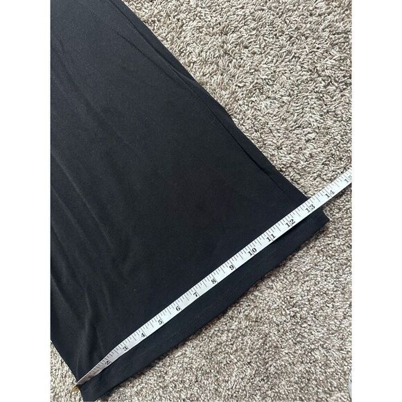 Modcloth Black Surplice Ruffle Refined Sleeveless Wide Leg Jumpsuit Women’s L - Picture 12 of 13